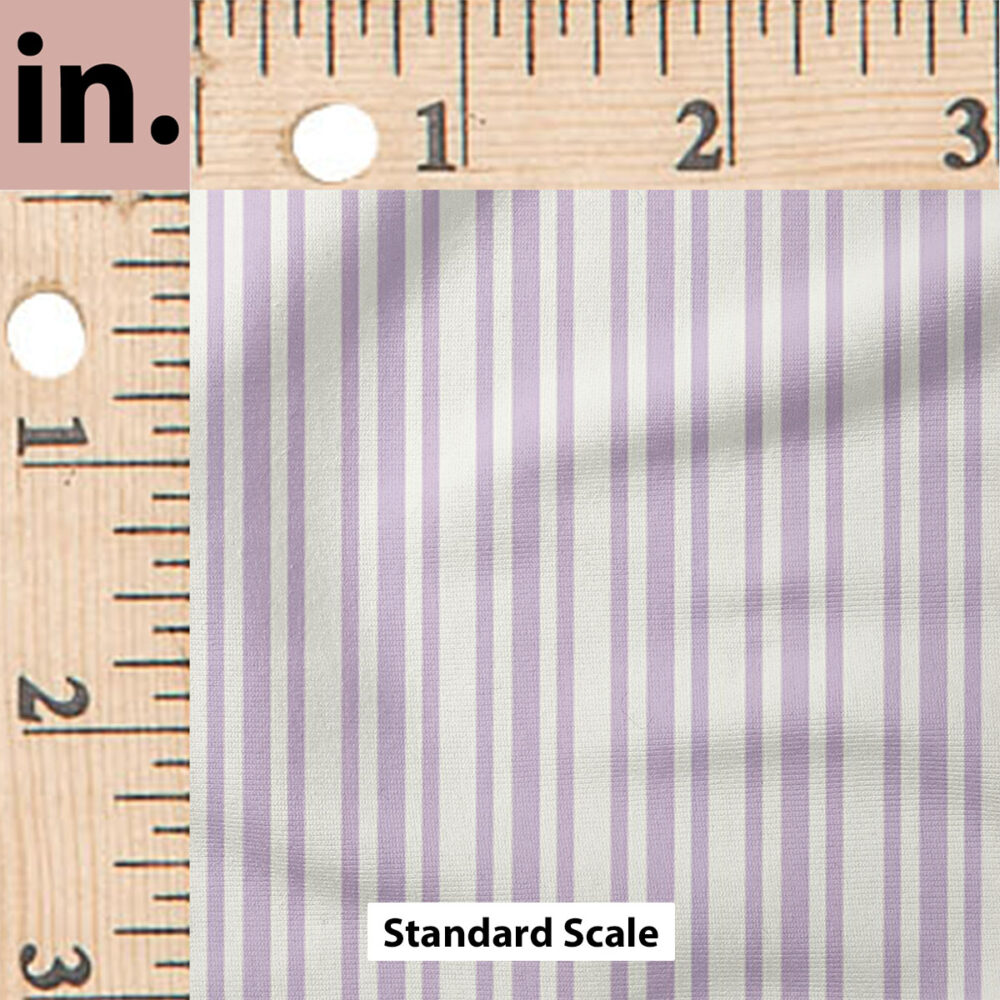 Ruler Scale for Ticking Stripe (Pastel Purple) by Hey Cute Design